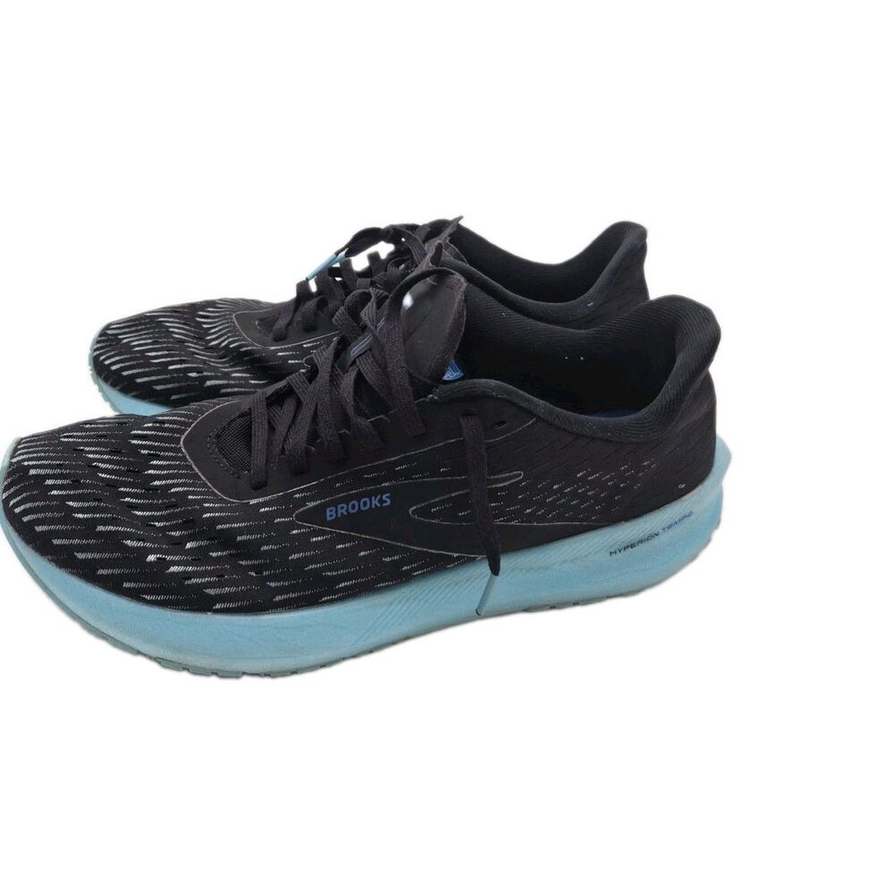 Brooks Hyperion Tempo Women's Sz 11.5 Running Shoes Black Blue Athletic Sneaker